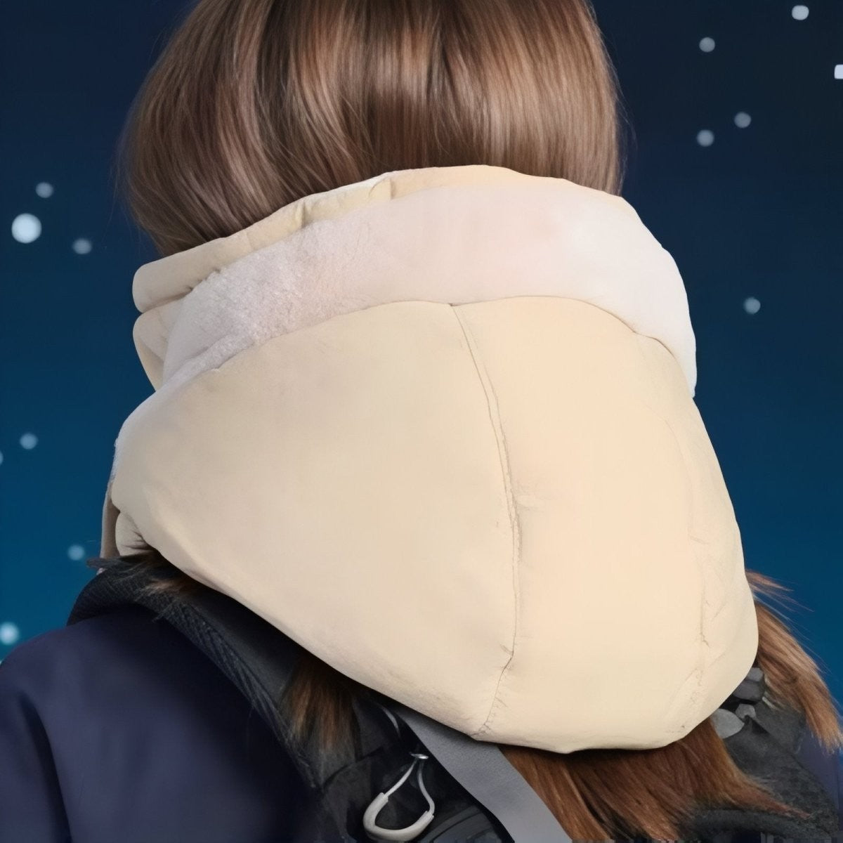 Water-Resistant Winter Balaclava – Faux-Fur Quilted Thermal Hood