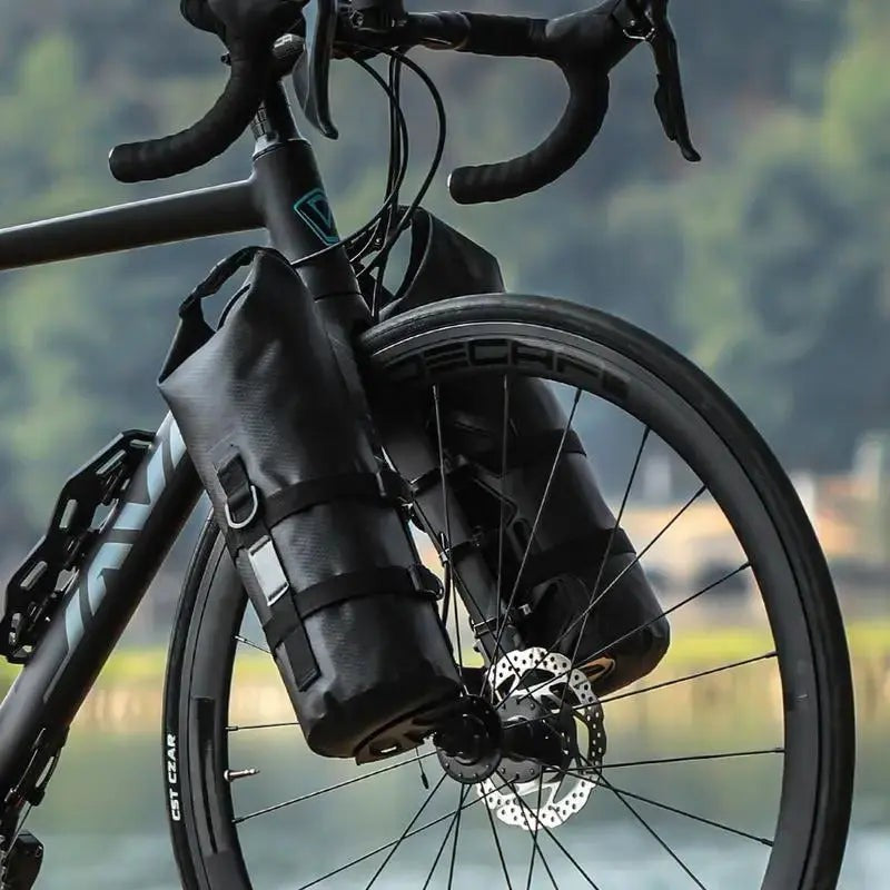 Waterproof Bike Fork Bags – Set of 2 Bikepacking Cargo Bags