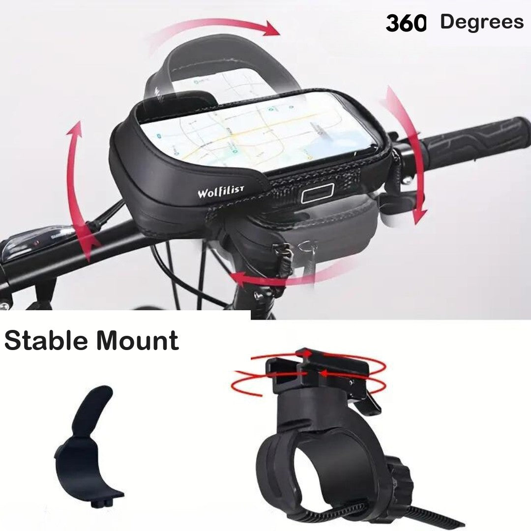 Waterproof Bike Phone Holder – Handlebar Mount Phone Case