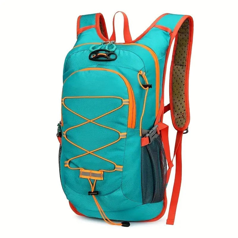 Waterproof Cycling Backpack – Ventilated Lightweight Bike Daypack - Blue
