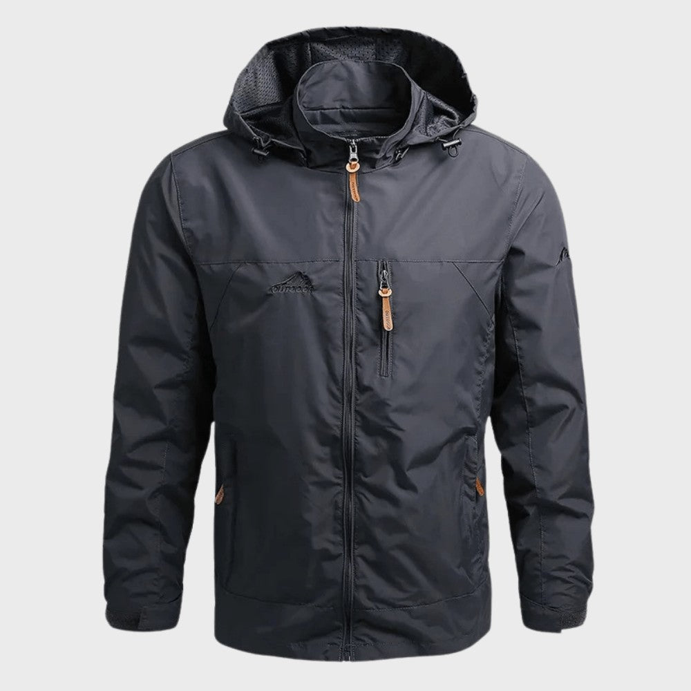 Waterproof Jacket – Lightweight Nylon-Shell Rain Layer