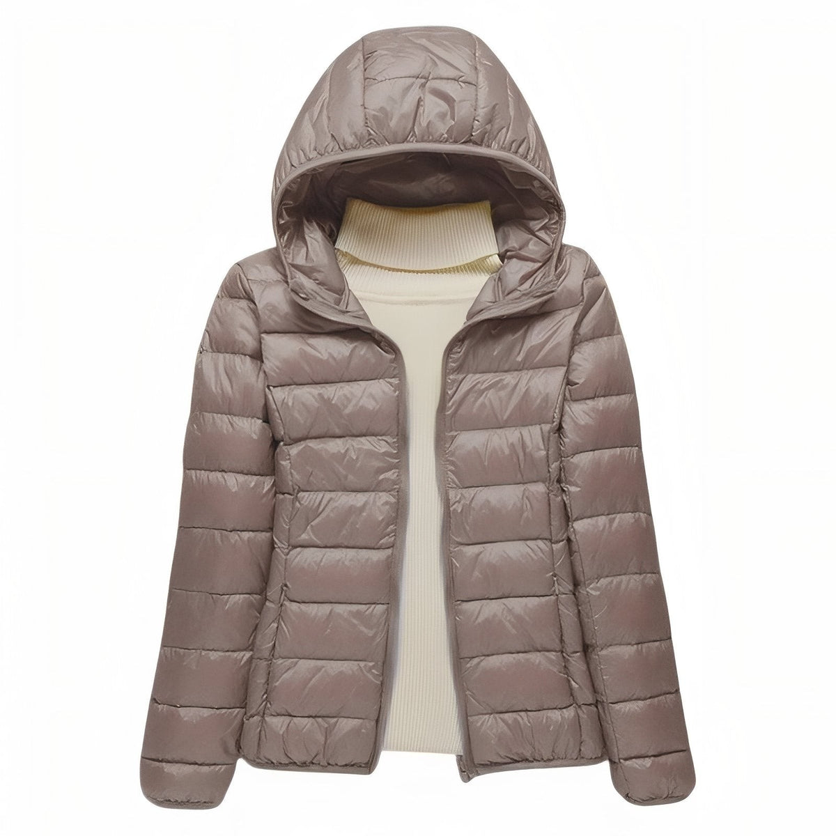 Women's Packable Down Hiking Jacket – Lightweight Hooded Layer