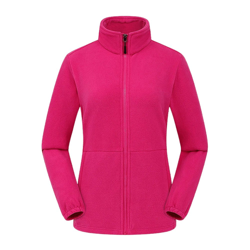 Women's Softshell Jacket – Windproof Thermal Fleece-Lined