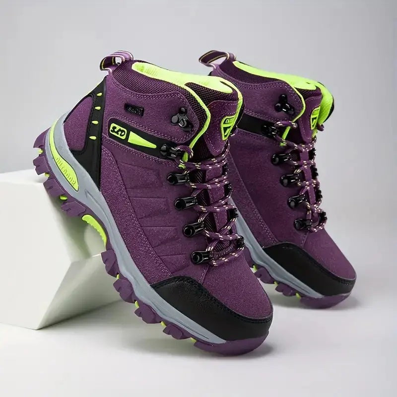 Women's Waterproof Hiking Boots – Wide Toe Box, Ankle Support