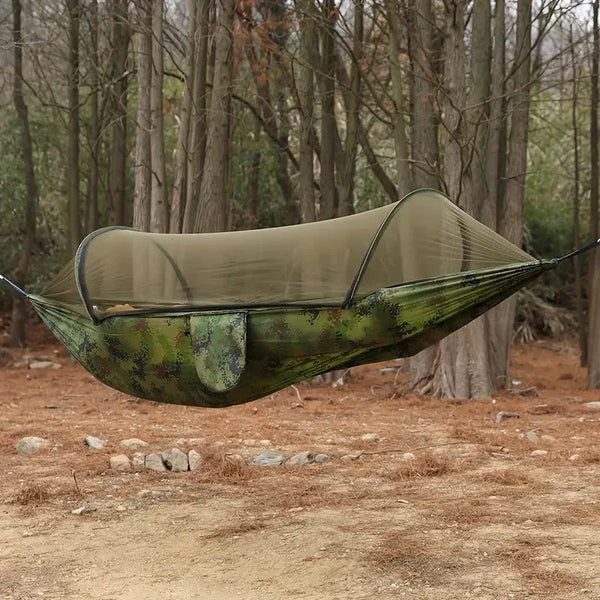 Camping Hammock with Mosquito Net Lightweight Outdoor Single