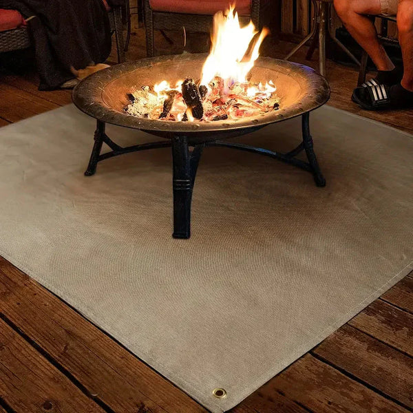 Fire-Resistant BBQ Mat Heat Resistant Fire Pit Floor Protection