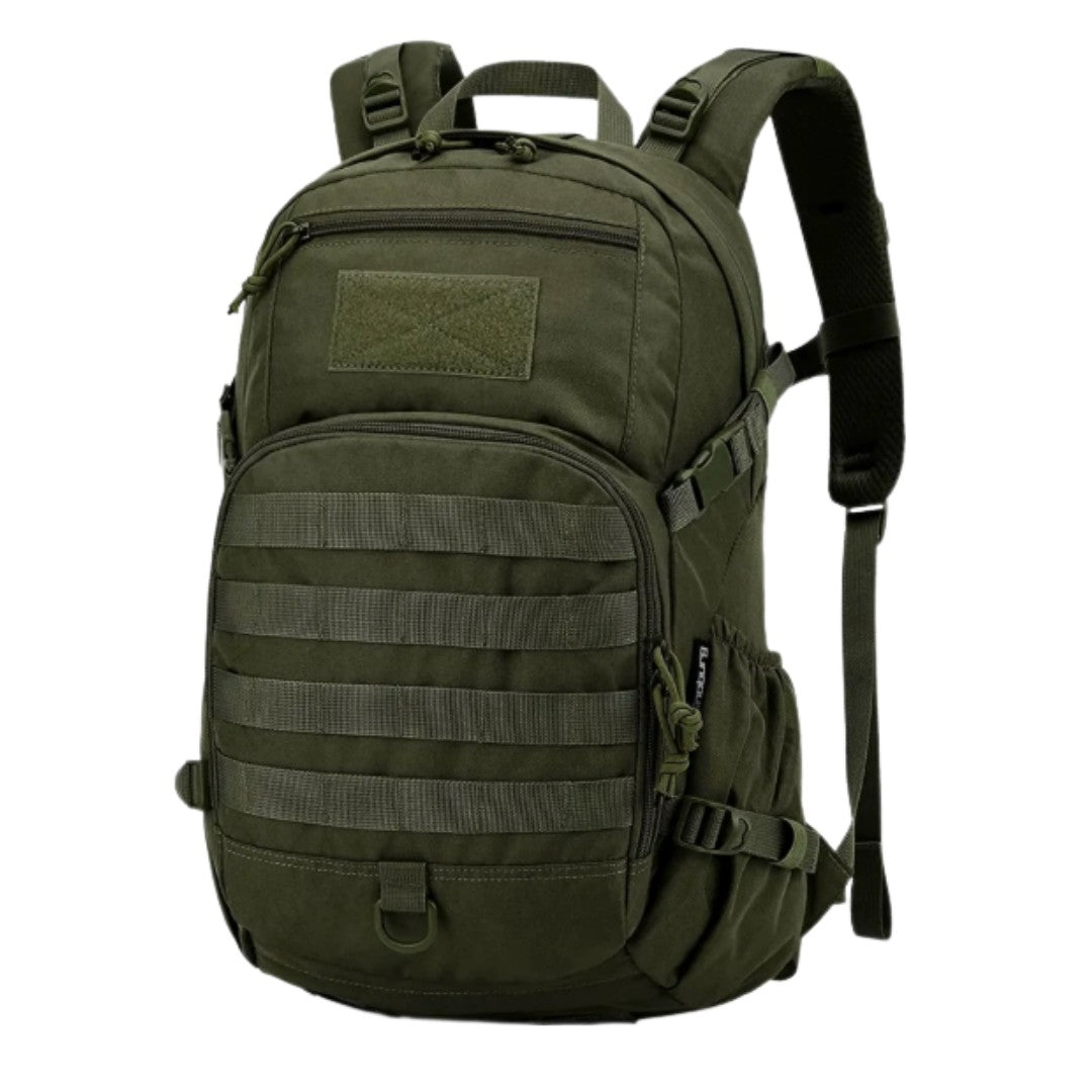 25L Tactical Backpack – Water-Resistant MOLLE Military Daypack - Army Green