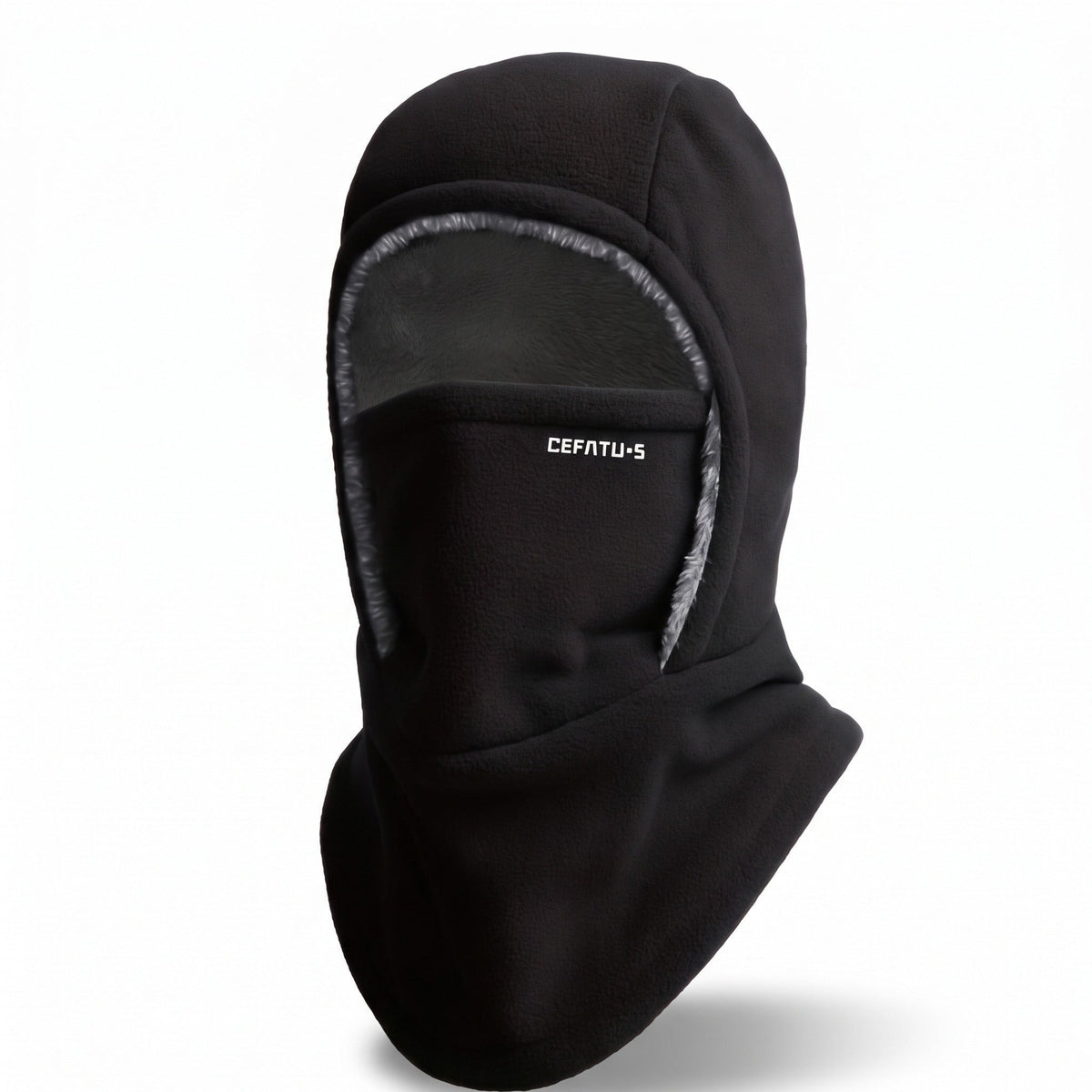3-in-1 Winter Hood – Windproof Balaclava, Scarf & Ear Warmer - Black
