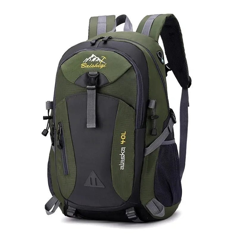40L Hiking Backpack – Water-Resistant Trekking Pack - Green