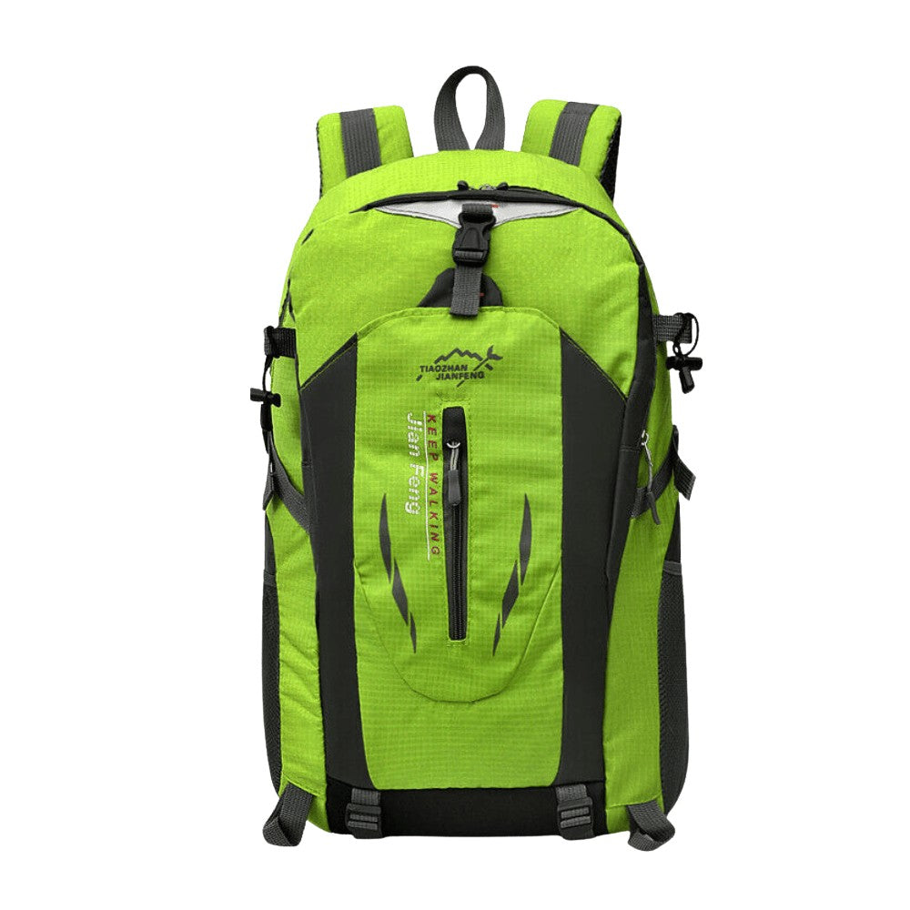 40L Hiking Backpack – Waterproof Ventilated Trekking Pack - Green