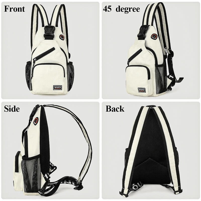 5L Crossbody Bag – Lightweight Multi-Compartment Sling