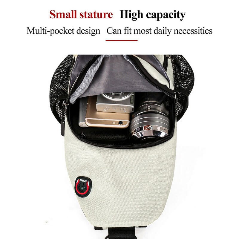 5L Crossbody Bag – Lightweight Multi-Compartment Sling