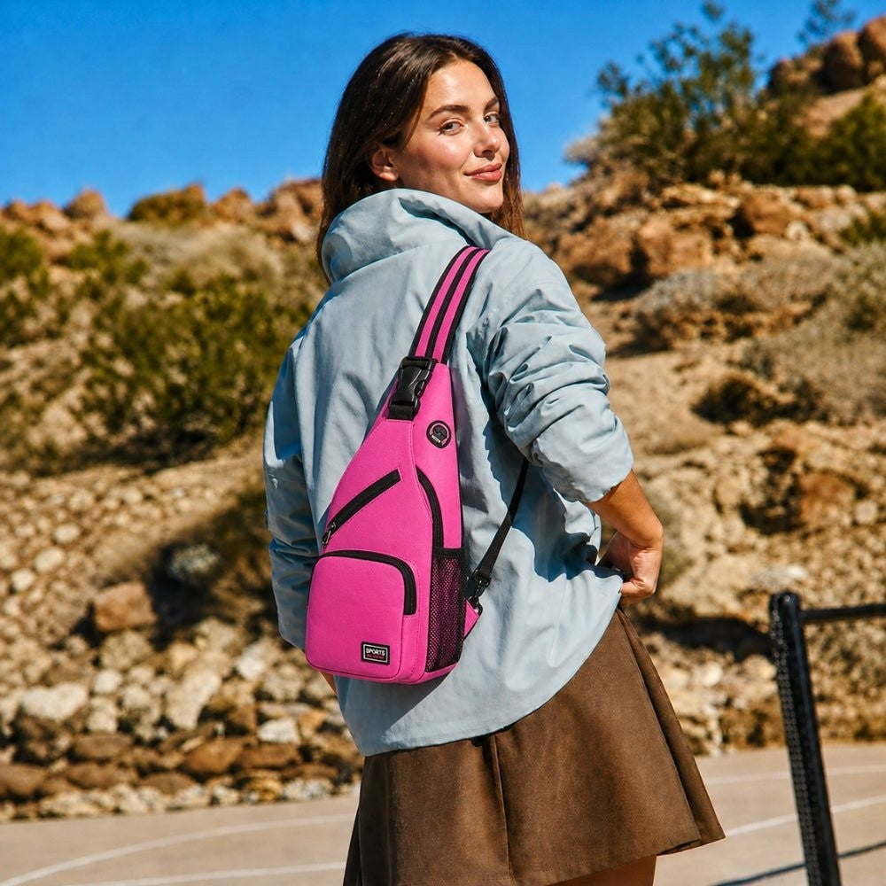 5L Crossbody Bag – Lightweight Multi-Compartment Sling