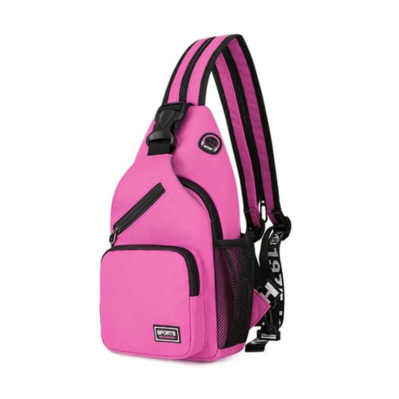 5L Crossbody Bag – Lightweight Multi-Compartment Sling - Purple