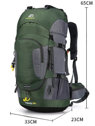 60L Backpack – Waterproof Hiking Trekking Travel Pack