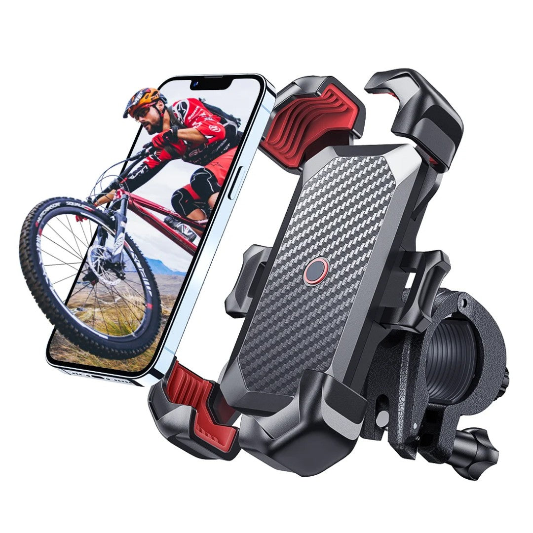 Bike Phone Mount – Secure One-Click Handlebar Phone Holder