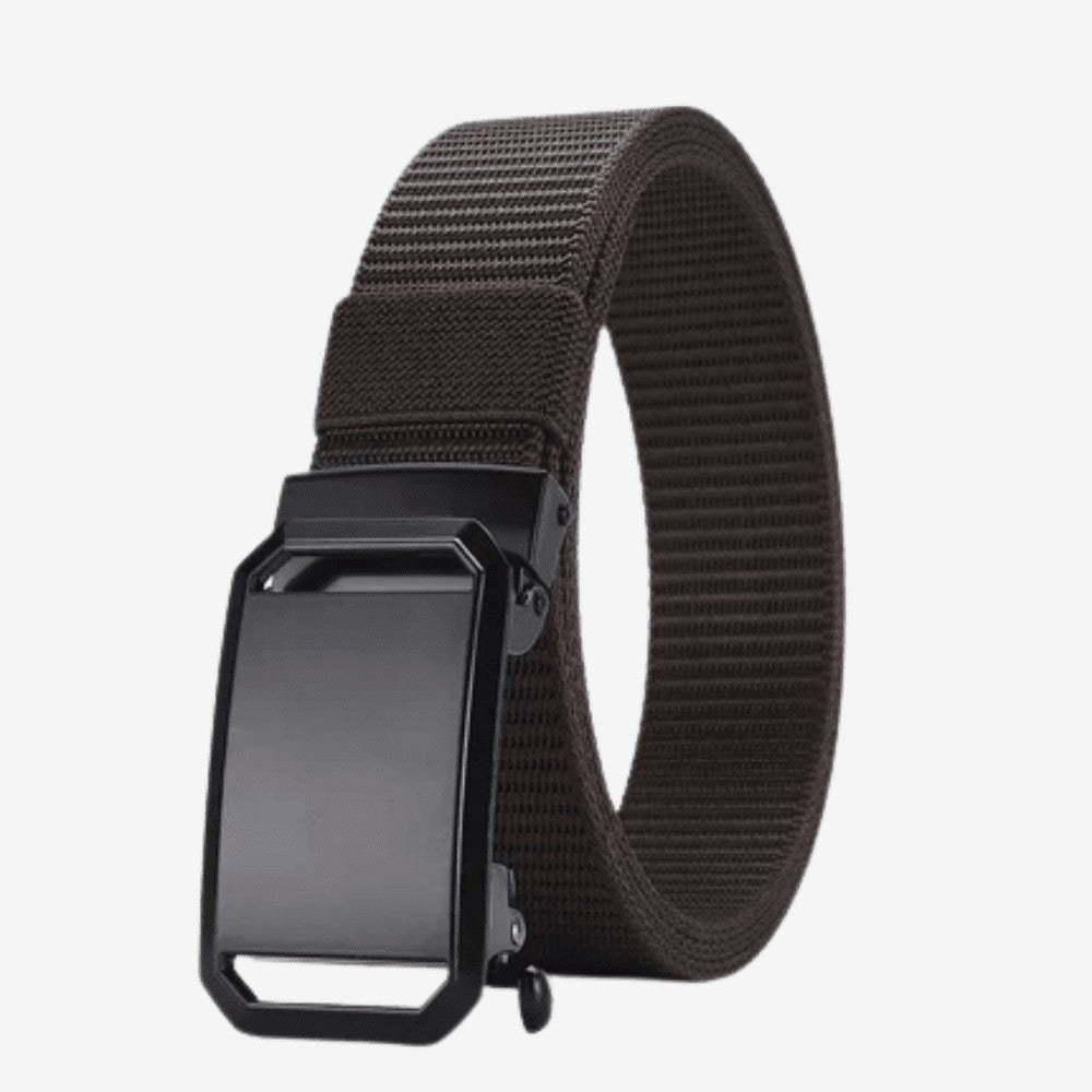Canvas Belt – Durable Adjustable Outdoor Web Belt - Light Brown