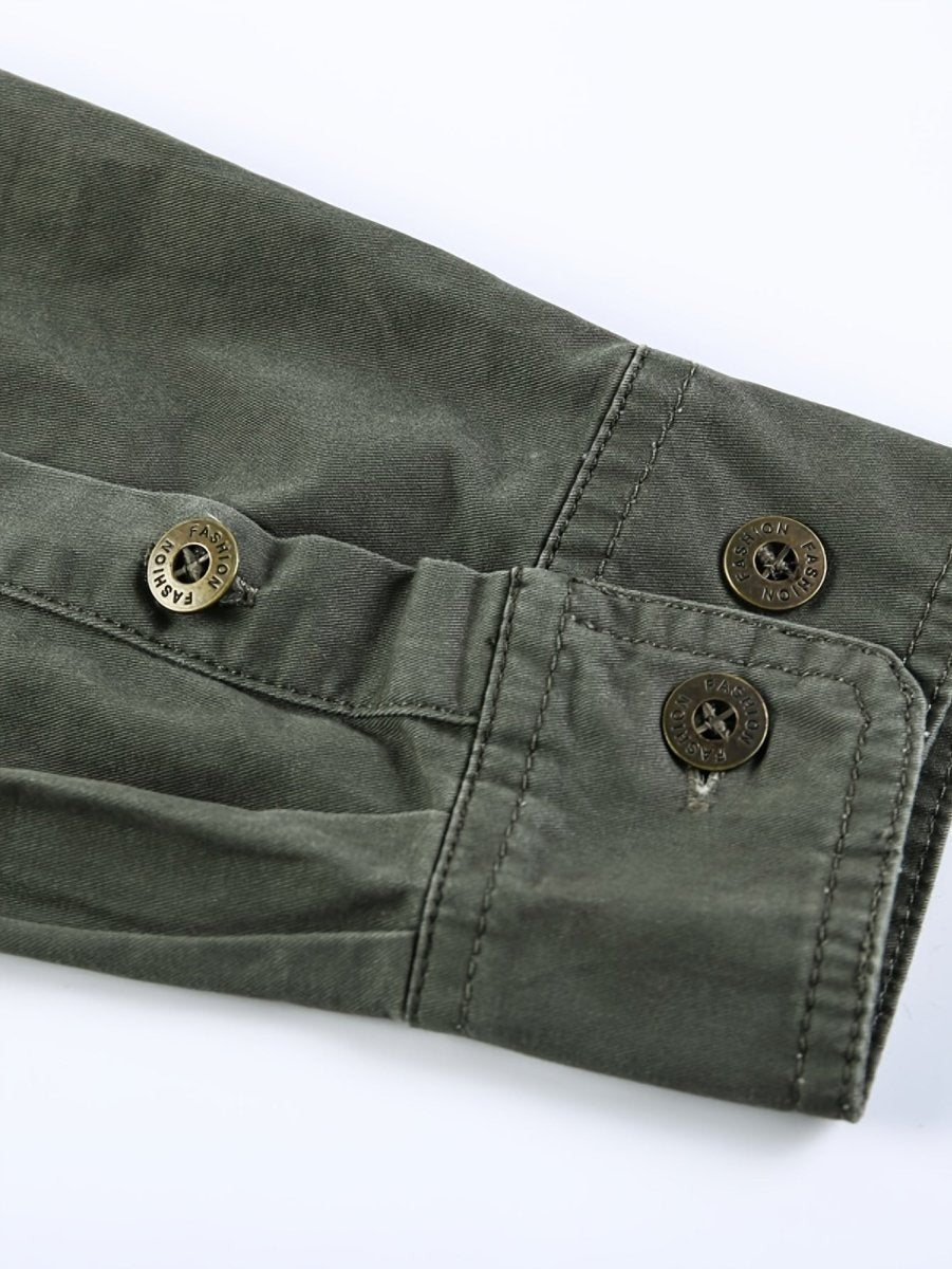 Cotton Canvas Shirt – Durable Breathable Long-Sleeve Outdoor