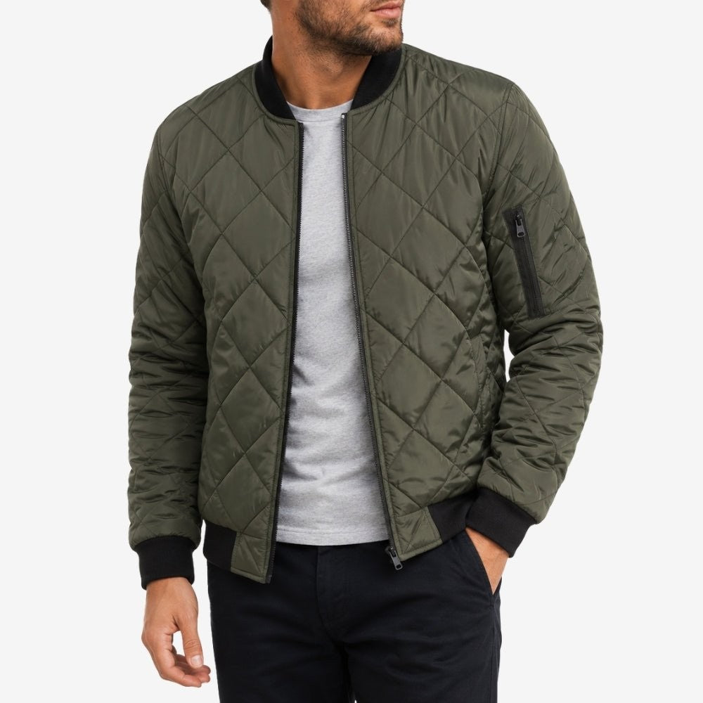 Cotton Outdoor Jacket – Breathable Everyday Layer - Army Green