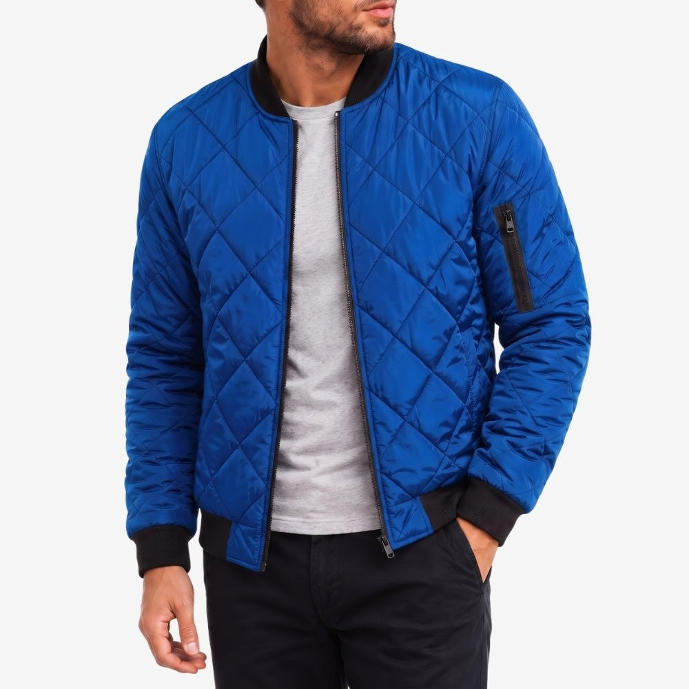 Cotton Outdoor Jacket – Breathable Everyday Layer - Blue