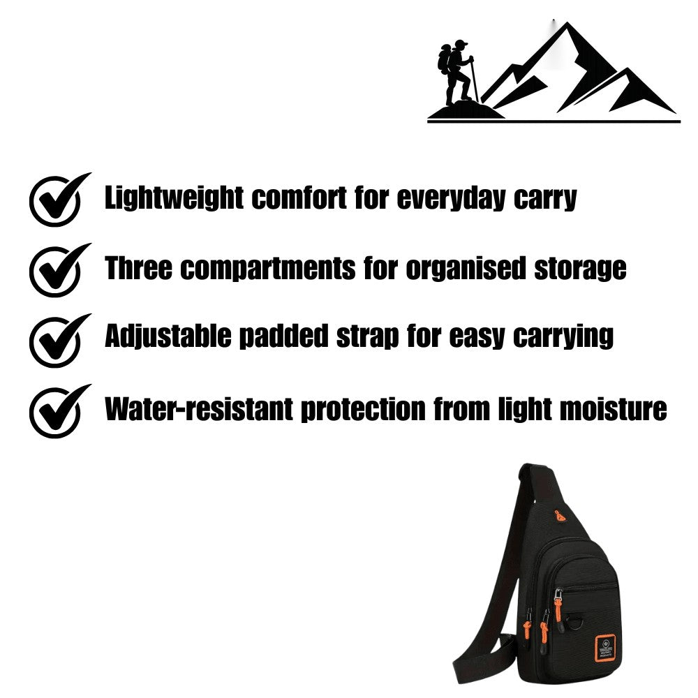 Crossbody Bag – Lightweight Water-Resistant Sling