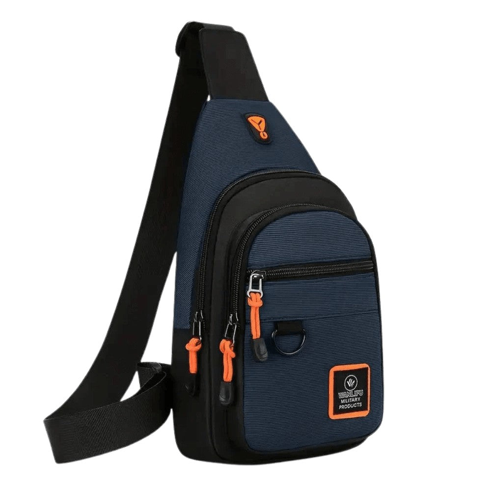 Crossbody Bag – Lightweight Water-Resistant Sling - Blue