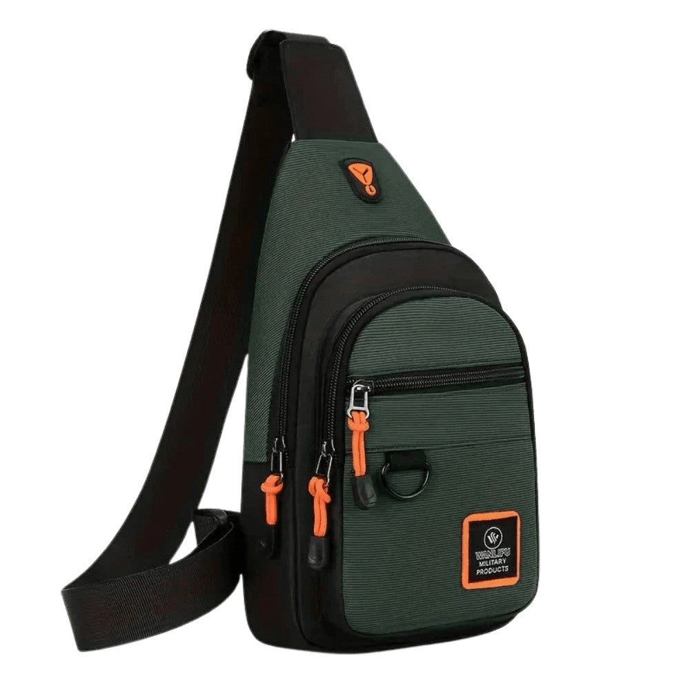 Crossbody Bag – Lightweight Water-Resistant Sling - Green