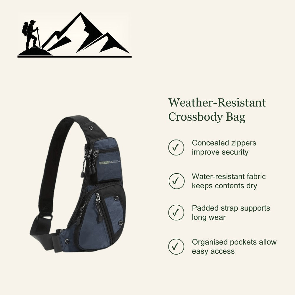 Crossbody Bag – Weather-Resistant Anti-Theft Secure Sling