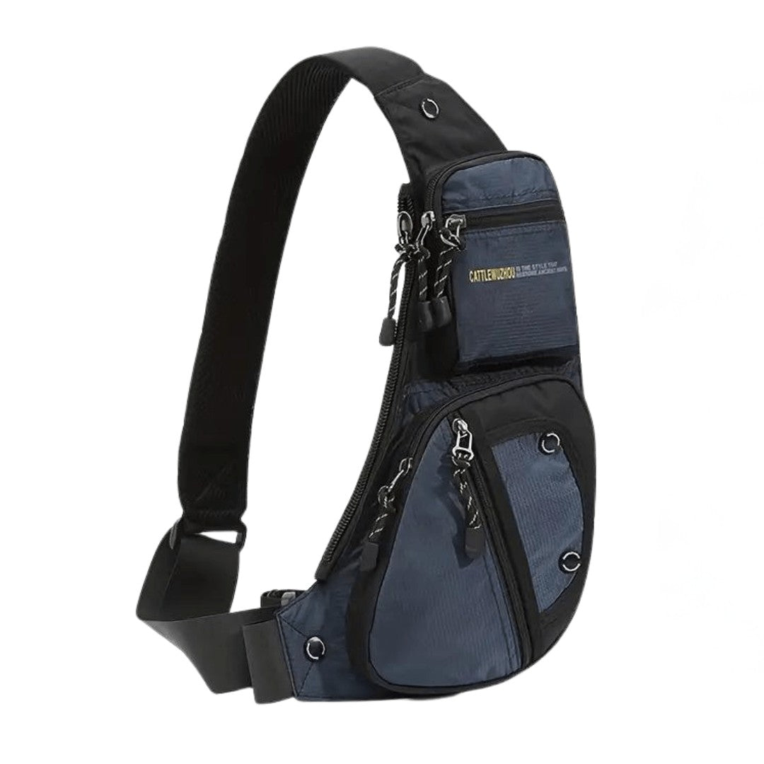 Crossbody Bag – Weather-Resistant Anti-Theft Secure Sling - Blue
