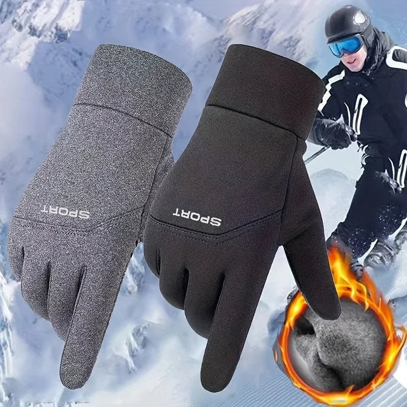 Cycling Gloves – Thermal Waterproof Touchscreen Full-Finger
