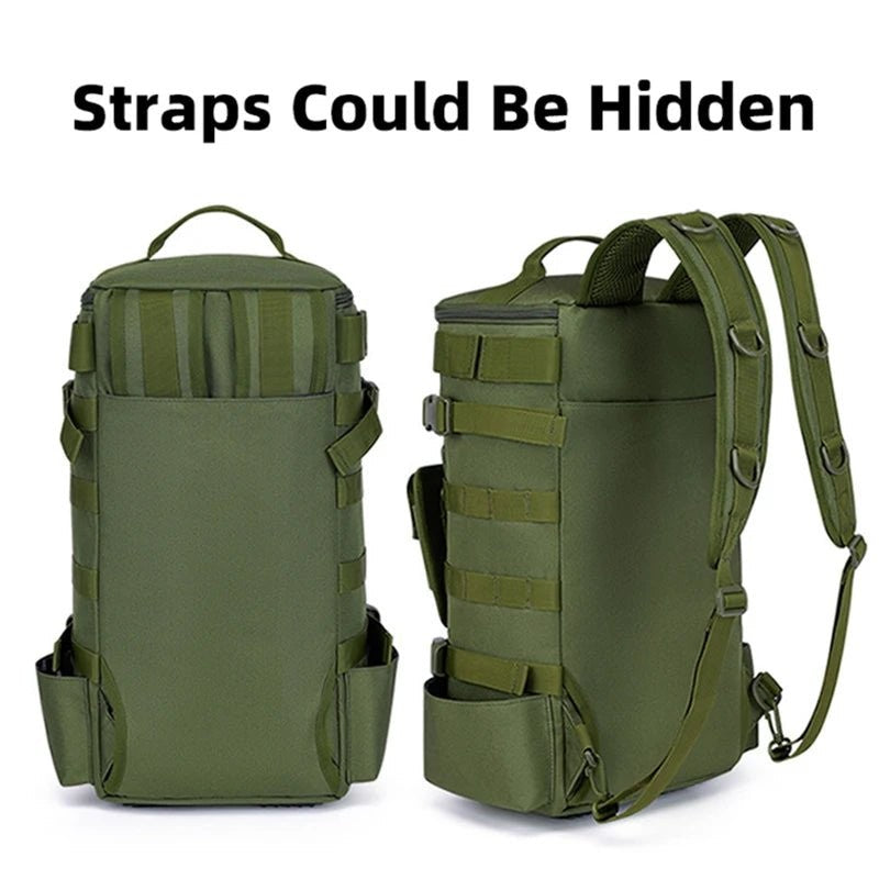 Fishing Backpack – Water-Resistant Rod-Holder MOLLE Pack