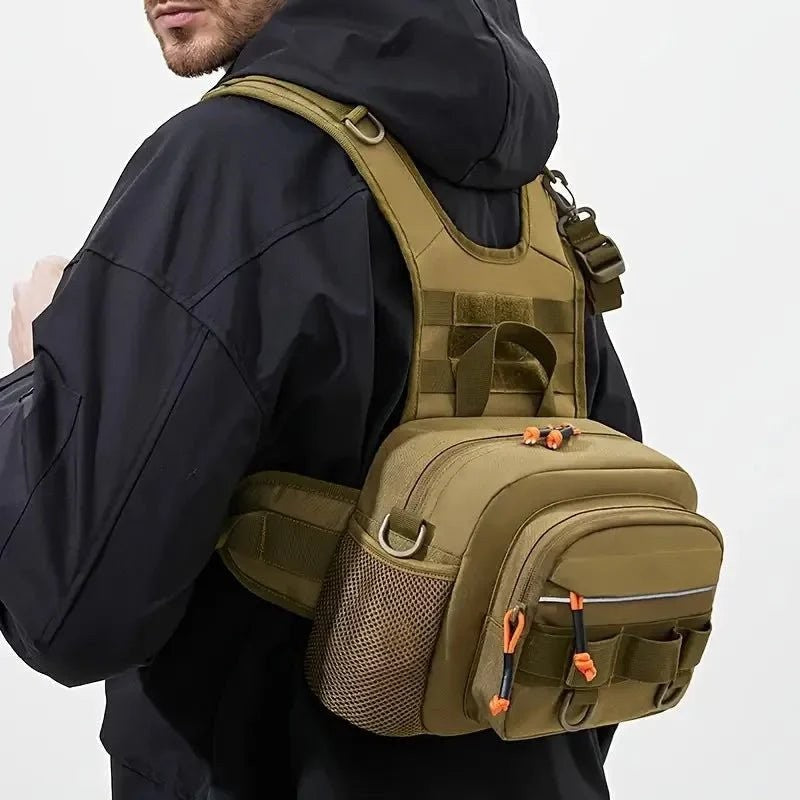 Fishing Chest Bag – Durable MOLLE Tackle Pack