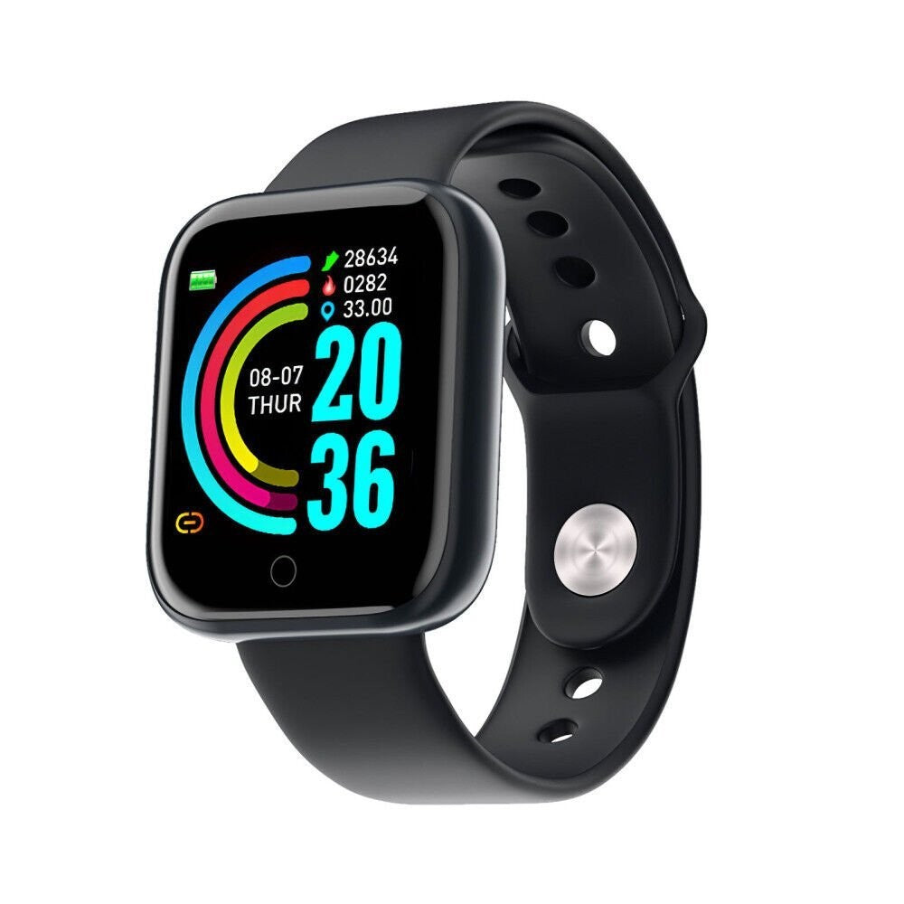 Fitness Watch – Lightweight IP67 Activity Tracker - Black