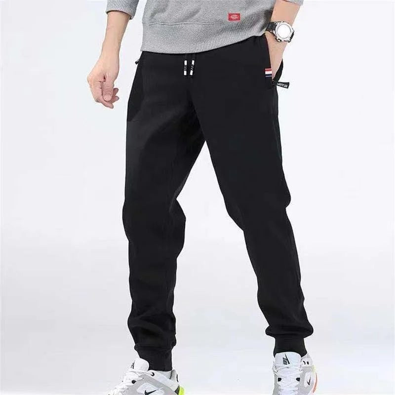 Fleece-Lined Joggers – Warm Drawstring Outdoor Sweatpants
