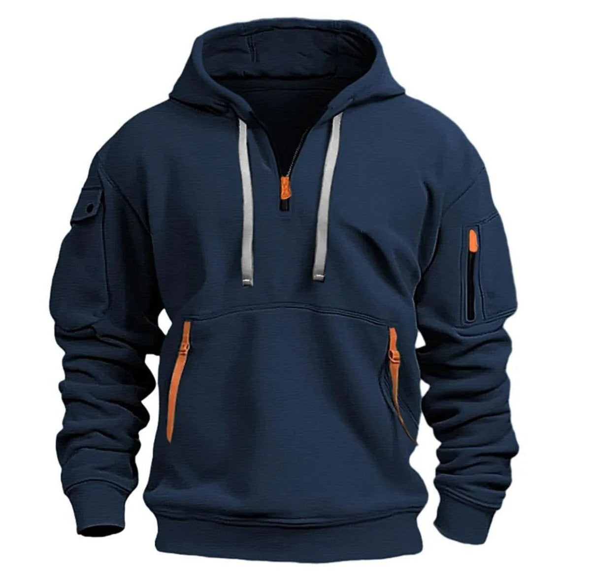 Half-Zip Hoodie – Breathable Lightweight Outdoor Layer