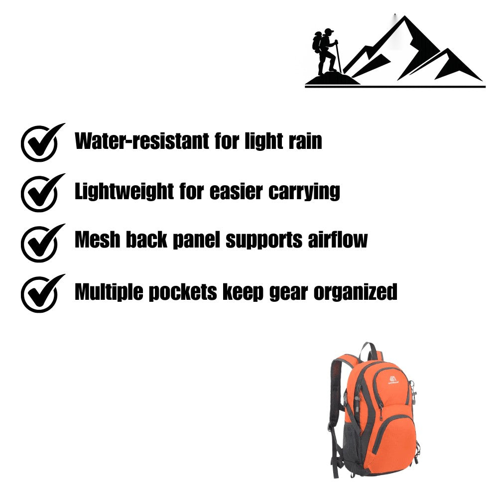 Hiking Backpack – Lightweight Water-Resistant Daypack