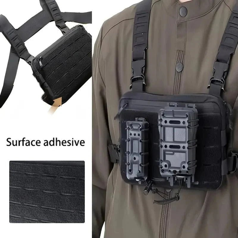 Hiking Chest Bag – Waterproof Nylon MOLLE Sling