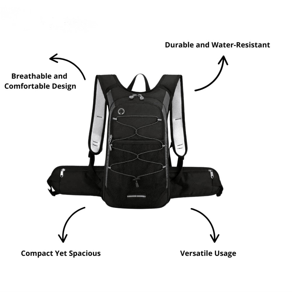 Hiking Daypack – Lightweight Water-Resistant Trail Pack