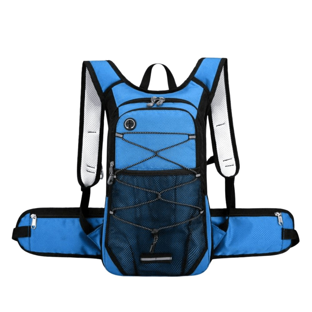 Hiking Daypack – Lightweight Water-Resistant Trail Pack - Blue