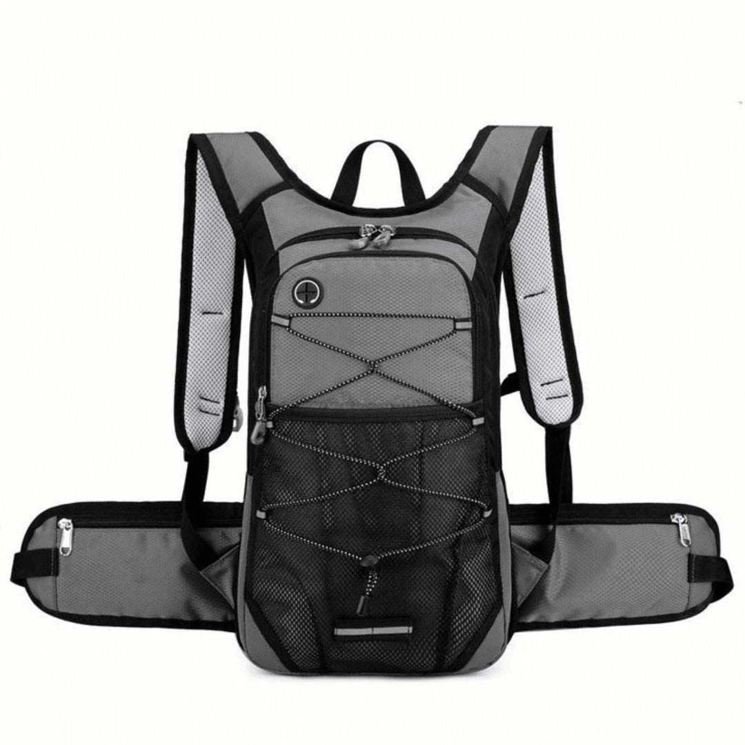 Hiking Daypack – Lightweight Water-Resistant Trail Pack - Gray