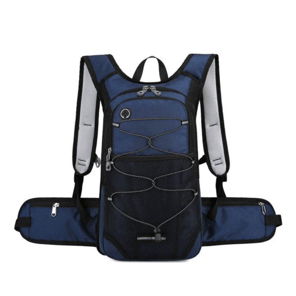 Hiking Daypack – Lightweight Water-Resistant Trail Pack - Navy Blue
