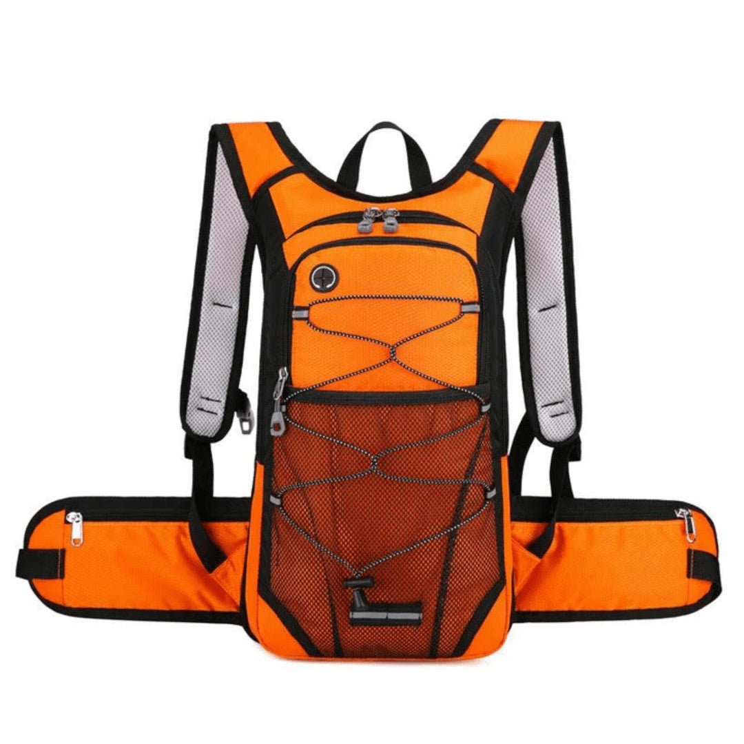 Hiking Daypack – Lightweight Water-Resistant Trail Pack - Orange