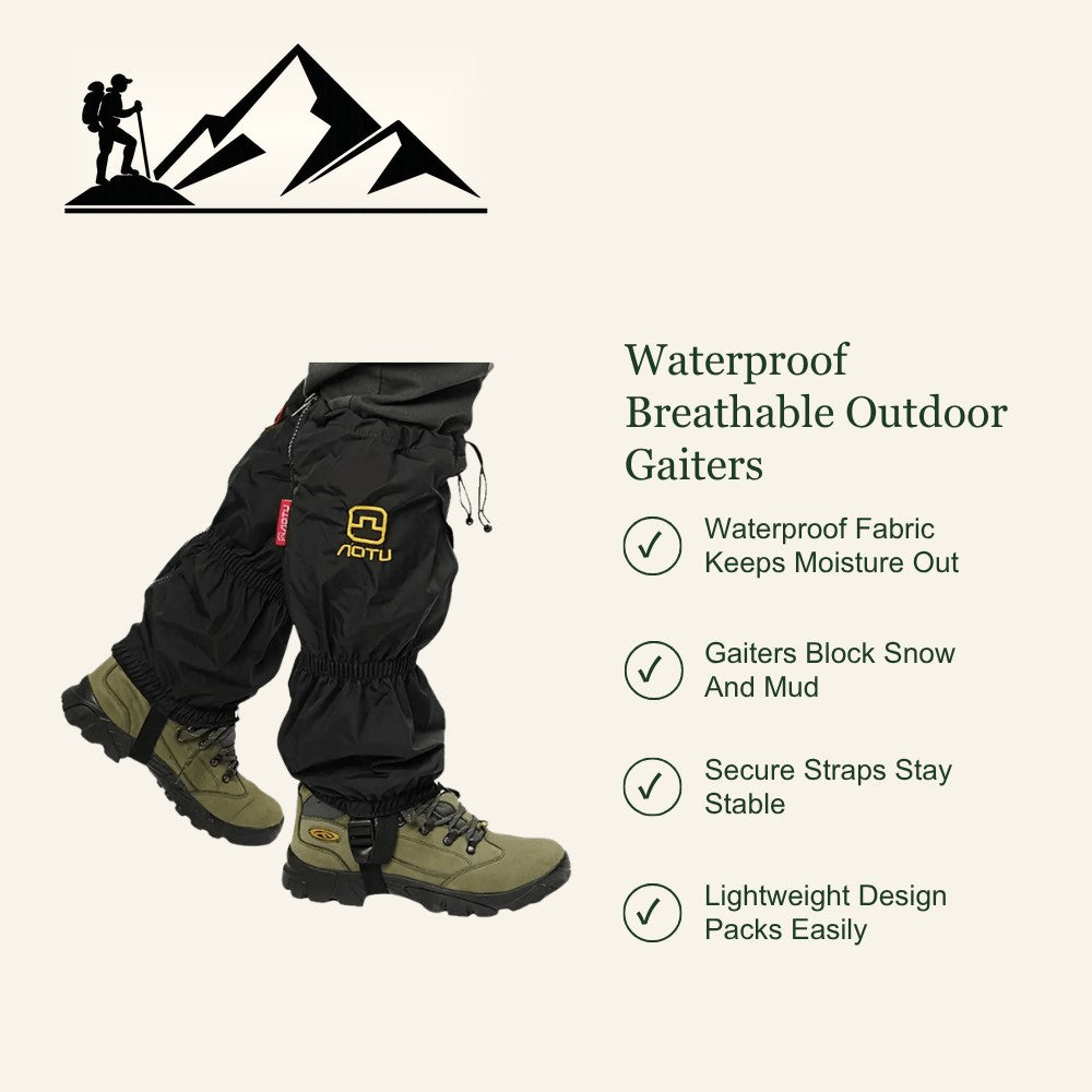 Hiking Gaiters – Waterproof Breathable Snow Leg Covers