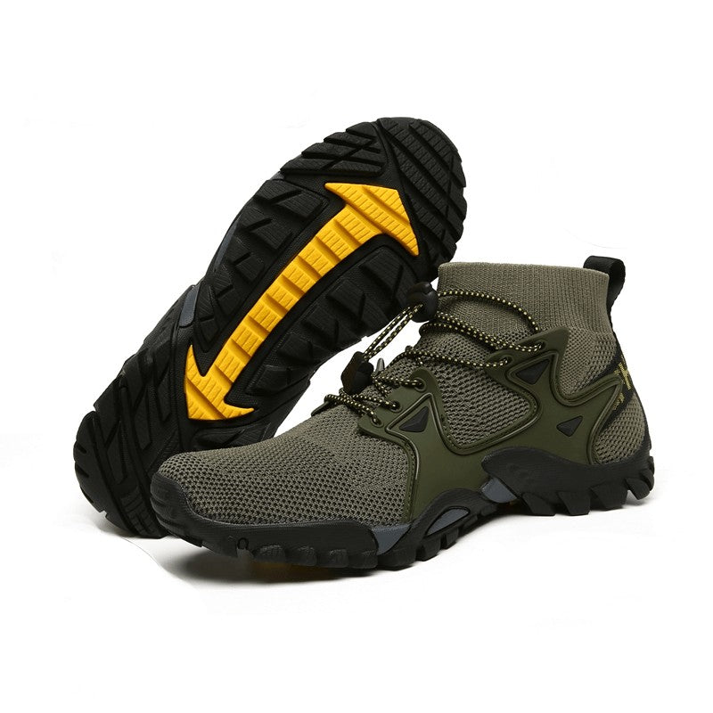 Hiking Shoes – Lightweight Non-Slip High-Top Mesh Sneakers