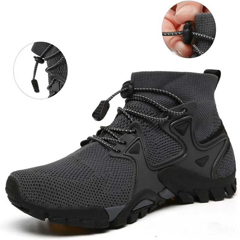 Hiking Shoes – Lightweight Non-Slip High-Top Mesh Sneakers