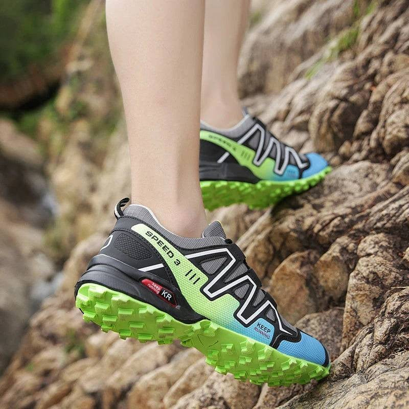 Hiking Shoes – Rugged Non-Slip Breathable Canvas Sneakers