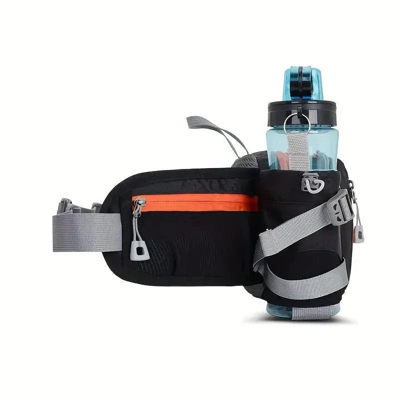 Hiking Waist Pack – Water-Resistant 800D Bottle Holder