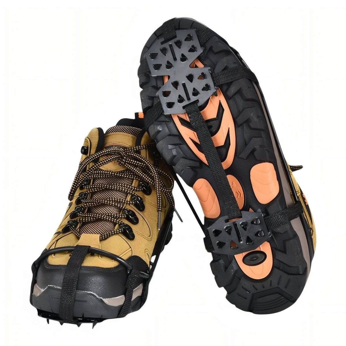 Ice Crampons – 24-Spike Stainless Steel Winter Traction