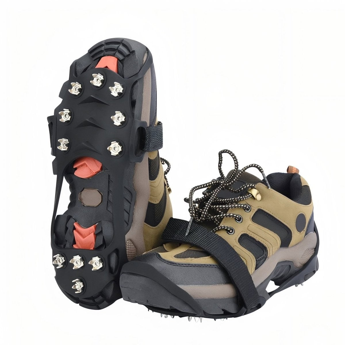 Ice Crampons – Lightweight 11-Spike Winter Traction Cleats