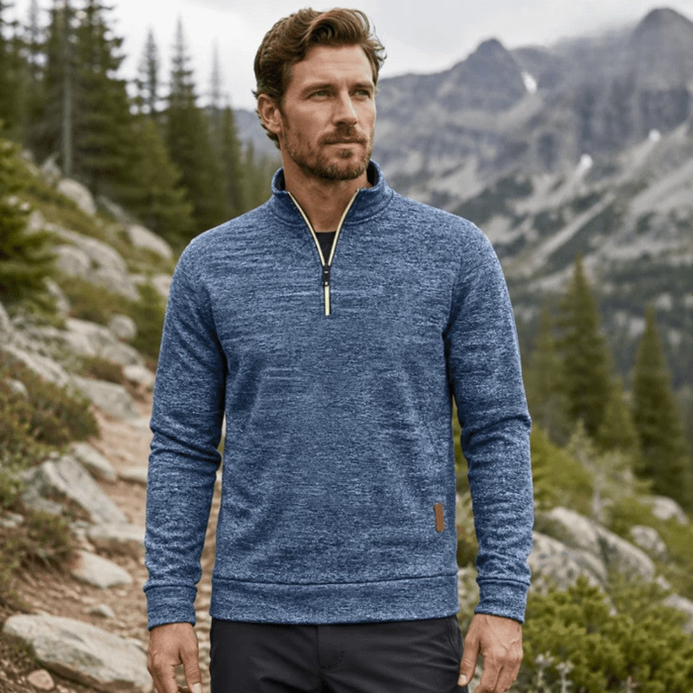Insulated Hiking Fleece – Half-Zip Brushed Cold-Weather Layer